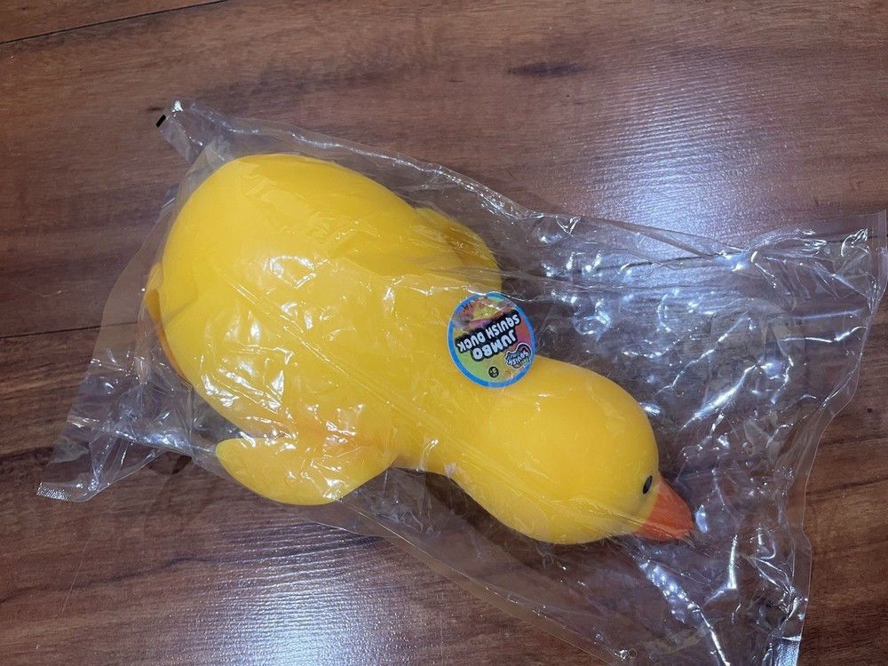 New Jumbo Squish Duck 🔥Viral Rare 🇺🇸 JARU Toys Irre-Squish-Tible Viral TikTok