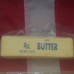BUN Glow in the Dark Squishy Fidget Toy Butter Bar, Yellow 4oz, 3+