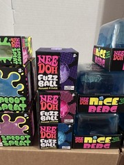 NeeDoh Sploot Splats Nice Bergs Nice Ice Baby’s And Flower Power Fuzzball 20 Ct
