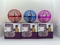 Light Up Bouncy Flyer with Remote, Multi-Color LED, Handheld Outdoor, Indoor Toy