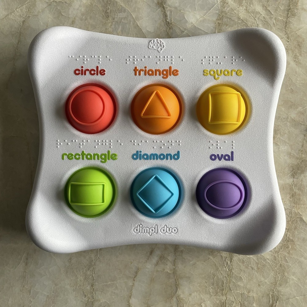 Fat Brain Dimple Duo-Sensory Toy EUC!