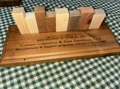 Stress relieving rubbing blocks eight piece set sanded, ready for finish
