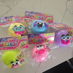NEW Orb Toys SMUSHERS Face Swap Complete Set Of 5 Squishy Viral Toy Fidget Toy
