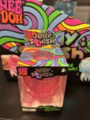 Authentic NeeDoh PINK Jelly Squish Jellyfish Fidget Sensory Toy 🩷