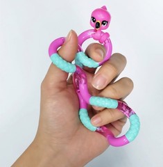 Ɣ ZURU TANGLE PETS🦩 ●LINKY THE FLAMINGO● 🦩 Pick It Up, Twist It, Tangle It!