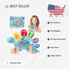 Portable Color Sorting Sensory Fidget Toy for Kids – Enhance Motor Skills Fun