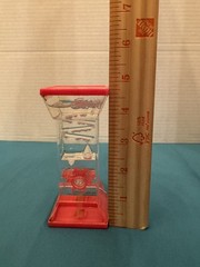 1970s vtg Water-Wheels plastic toy H20 motion bubbles vs. gravity Made in Taiwan