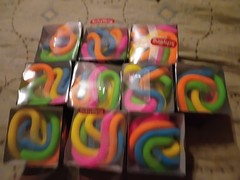 Lot Of 9 – NeeDoh Noodlies Sensory Fidget Toy, Nee Doh Stretchy Noodles
