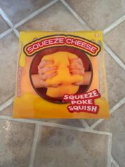 VIRAL Giggle Zone Squeeze Cheese Squishy Block