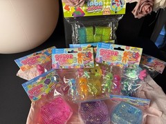 TikTok Viral Squishy Orb Sugar Swaps 3 Axolotl/2 twinsies/3 Blocks Bundle