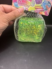 Sugar Swaps Building Blocks Green Glitter Squishy Sensory Fidget Toy ORB NEW (1)