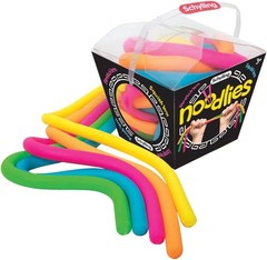 Schylling NeeDoh Noodlies – Sensory Squeeze Toy – Contains 5 Stretchy Noodles –