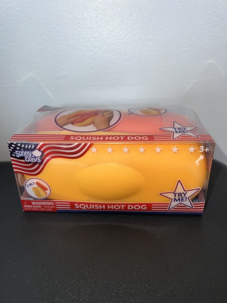 Brand New Limited Edition Sunny Days Squishy Hot Dog