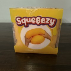 Sunny Days Jumbo Squeezy Cheese Yellow Squishy Toy Stress Relief Sensory Fun