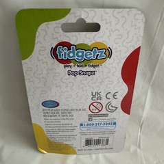 Fidgetz Pop Snapz Compact/Small Sensory Tactile, Auditory Toy Pineapple