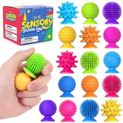 Sensory Fidget Toys Kids Adults: 16 Pack 16PCS, Green|orange|purple|pink|blue