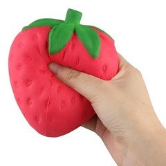 Sunny Days Jumbo Squeezy Strawberry Squishy Toy Stress Relief Sensory Fun
