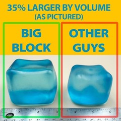 🔥Premium Big Block Squeez’M Cube 35% Larger Than The Standard Large Blue BNWT🔥