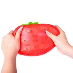 Sunny Days Large Squeeze Strawberry Squishy Sensory Fidget Stress – NEW 🍓