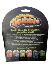 Tiny Groovy Glow Wubble Bubble Ball Tie Dye Glow In The Dark New Sealed