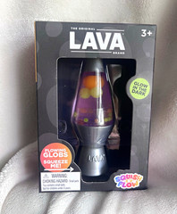 Schyllings LAVA Squish N Flow lava lamp Squishy NIB purple orange yellow