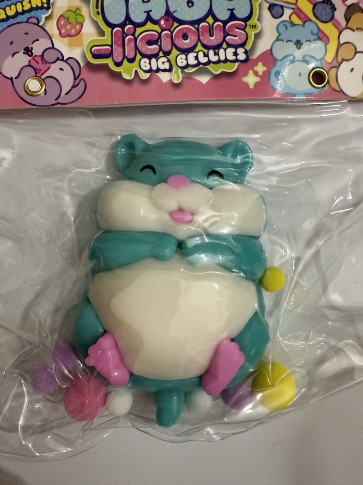 ORB Curiosities Taba-licious Big Bellies Series 1 Squishy Toy Teal- Brand New
