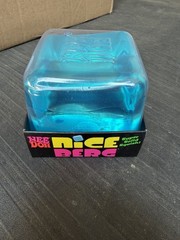 Schylling NeeDoh Nice Berg Blue Nee Doh Niceberg Squishy Cube Ice TikTok Viral