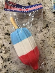 Sunny Days Squish Popsicle Tactile Squeeze Toy Blue White Red Ages 3+