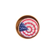 Patriotic Squishy Toy Red White Blue USA Design