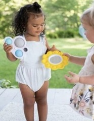 FAT BRAIN TOY CO Dimpl Billow & Bright (Set of Two) Sensory Activity Toys NEW