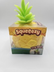 Sunny Days Squeeezy Pineapple Tactile Squeeze Toy Yellow/Green Ages 3-5 Years