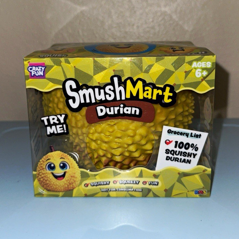 Rare NEW RMS Crazy Fun Smush Mart XL Durian SEALED VIRAL unopened