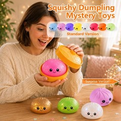 Opom Squishy Dumpling Toy Dumpling Squishy Mystery Random 1 Of 14 Colors