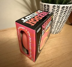 Rare Authentic Schylling NeeDoh Donut Squeeze Toy, Pink Frosting Yellow Swirls