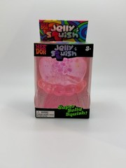 AUTHENTIC Nee Doh Jelly Squish Super Solid Squeeze Toy (Color Varies)