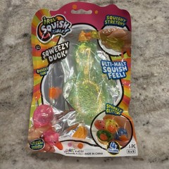 New Squishy Sensory Toy Sugar Glitter Pink Duck JARU 6″ Firm Squeeze TikTok