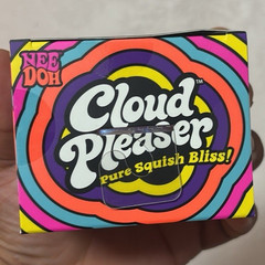 Nee Doh Cloud Pleaser Pure Squish Bliss Soft Doh Squish Toy Purple Age 3+