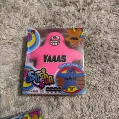 NEW JA-RU Suction Dude Stretchy Toy Set of 3 Bruh Hangry Yaaas Fidget…