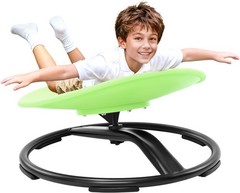 Spinning Chair for Autistic Kids (Ages 3-18) – 220LBS Capacity Metal Blue