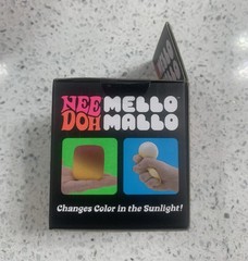 Schylling NeeDoh Mello Mallo Color-Changing Squish Toy, Blue, 3+, 26053HY