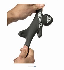 Shylling Globby Guy Stress Fidget Squeeze Squishy Toy Black
