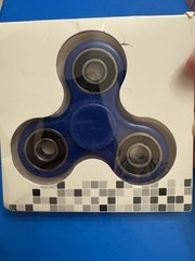 Navy Fidget Spinner – Metal 608 Bearing – Anti Stress, New Tri Spin Finger Toy