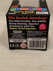 NEW 2022 NeeDoh Gumdrop Schilling Super Solid Squish Toy Sealed Turquoise Blue