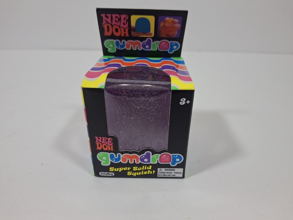 NEE DOH Gum Drop PURPLE Super Solid Squish NIB🔥💜 FREE SHIPPING