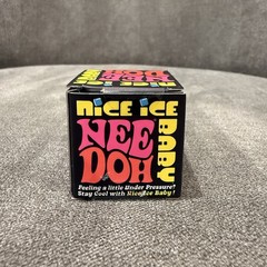 Schylling NeeDoh Nice Ice Baby Super Solid Squish Mini Cube Purple New