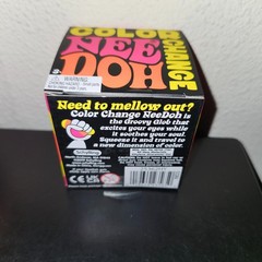 Nee Doh Color Change Squish Stress Ball The Groovy Glob, Blue Fast Ship!