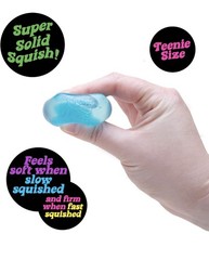 Needoh Nee Doh Nice Ice Purple & Blue Lot of 2 Authentic Teenie Squeeze Cube NEW