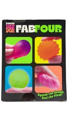 Needoh Teenie Fab Four Set of 4 – Color Change Ripples Glow Swirl