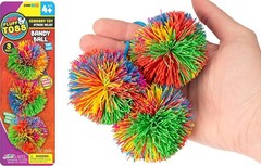 JA-RU Mini Stringy Balls for Kids (1-Pack, 3 Stringy Ball Total)