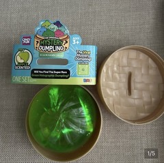 RMS Mystery Dumpling Squishy Toy Green RARE Holographic Edition Apple Scented